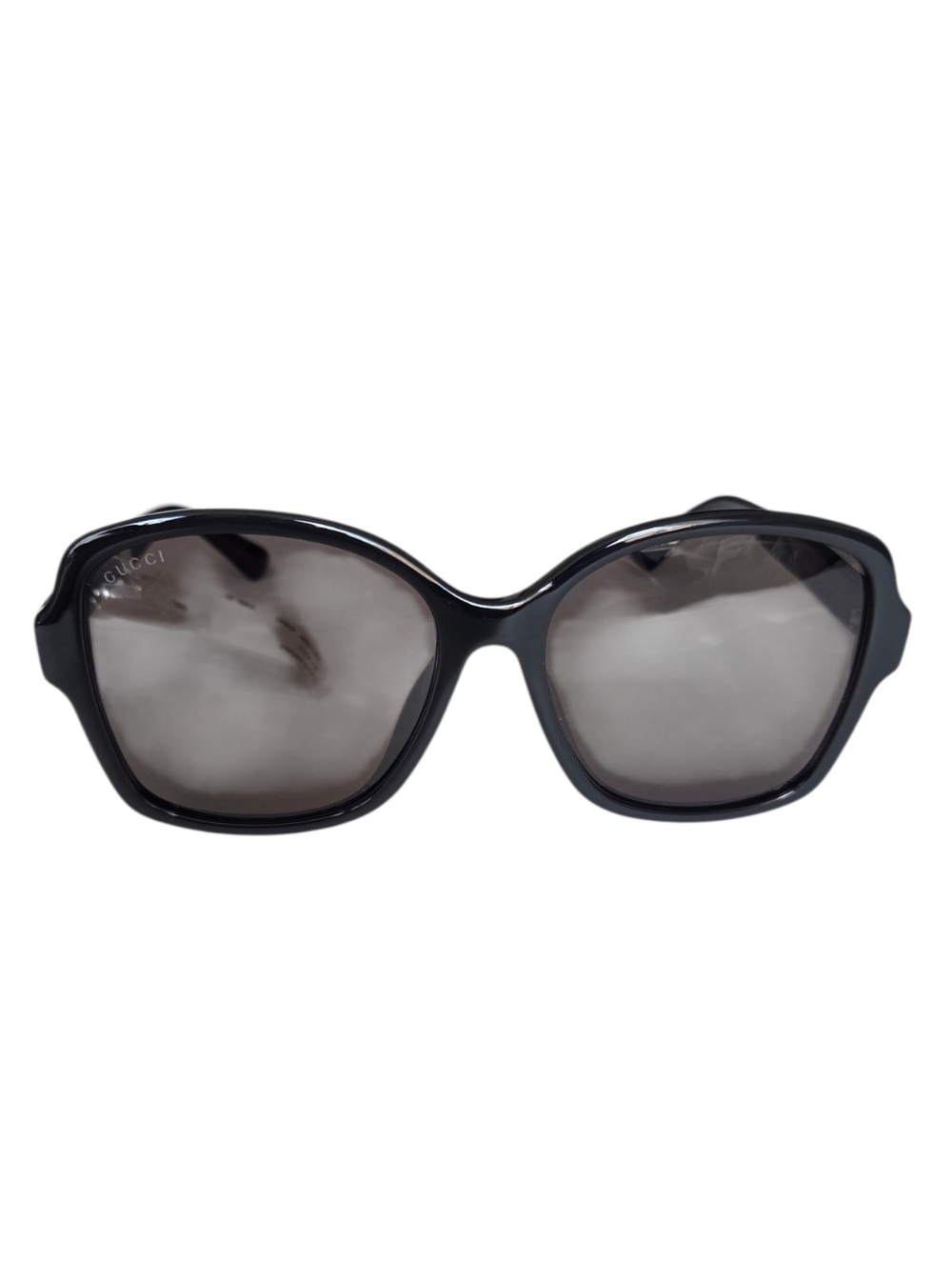 Gucci Black Square Frame Sunglasses - Women's Designer Shades New AUTH - Picture 3 of 9